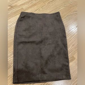 Philosophy suede skirt